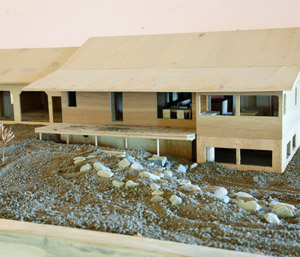Scaled model houses